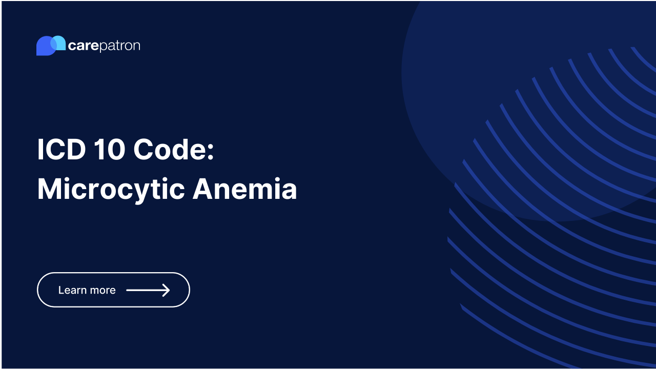 Microcytic Anemia Icd 10